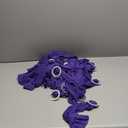 Peomeise 50pcs Purple Spandex Chair Sashes with Buckle Slider for Wedding, Party Decoration
