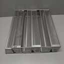 Auledio 2 Pack Spice Rack Organizer, 3 Tier Counter-top Stand or Wall Mounted Storage Rack Hanging Shelf for Kitchen Cabinet, Cupboard, Pantry Door or Bathroom Shower Cosmetic - Chrome