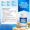 1000mg Magnesium Complex, Magnesium Glycinate, Citrate, Malate, L-Threonate