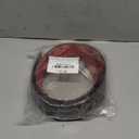 1/2" to 3/5" Height Threshold Ramp - Rubber Threshold, Floor Transition Strip, Door Strip, Wheelchair Ramp, Carpet to Tile Strip (Ebony Walnut, 40 inches)