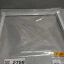 241969501 Refrigerator Compatible with Frigidaire Shelf Replacement Refrigerator Crisper Drawer Pan Cover Parts, 17-3/8" x 18-3/8"