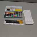 ARTISTRO 50 Color Watercolor Paint Set - Portable Paint Art Kit with Palette and Brush Pens - Travel Water Color Set for Adults, Professionals, Kids - Art and Painting Supplies - Gift Idea