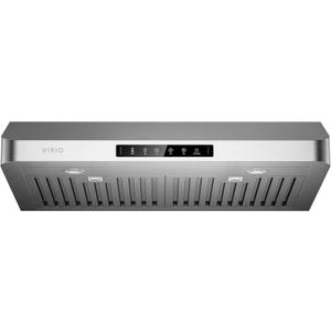 30 Inch Under Cabinet Range Hood, 980CFM Fast Venting Ducted, Kitchen Hood With 3 Speed Gesture Sensing & Touch Control, Stainless Steel Stove Hood With LED Light And 2 Baffle Filters