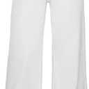 LookbookStore Womens Jeans Wide Leg High Waisted Trendy Elastic Wasit Drawstring Stretch Denim Pants Baggy Trouser Jeans