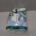 7Pcs Cotton Waterproof Baby Bibs Hook Loop Closure Newborn Bib Keepsake Baby Gift for Drooling Feeding Eating (Blue)