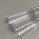10 PCS Polycarbonate Greenhouse U Connector Profile 4ft Length Fits 0.16’’ & 0.24’’ Twin-Wall Polycarbonate Panels Duty Dust Rain & Moisture Protection Durabler (U-Clip 4' × 0.71’’ × 0.24’’)