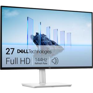 Dell 27 Plus Monitor - S2725HSM - 27-inch FHD (1920x1080) 144Hz 1ms Display, 2 x 3W Speakers, HDMI Connectivity, Height/Tilt/Pivot/Swivel Adjustability, AMD FreeSync - Ash White