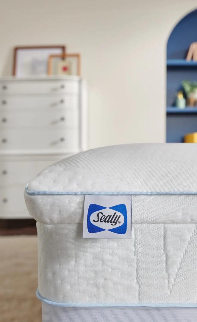 Sealy Mattress Top King, White