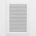 8 x 10 Inch Return Air Vent Cover, Solid Steel HVAC Grille for Wall or Ceiling, White Duct Opening, Durable Return Air Vent Cover, Airflow Ventilation Grille for Home or Office