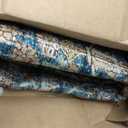 Loloi Layla Collection LAY-04 Ocean/Rust 9" x 12" .13" Thick Area Rug, Soft, Durable, Vintage Inspired, Distressed, Low Pile, Non-Shedding, Easy Clean, Printed, Living Room Rug