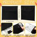 4 Pack Insulated Bag for Backpackers Flat Lightweight, Black