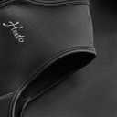 Hevto Men Wetsuit Tops and Vest 3/2mm Neoprene Jacket Surfing Swimming Front Zip Wet Suit for Water Sports