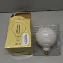 OMAYKEY 15W Dimmable Large LED Globe Bulb 100W Equivalent 1000 Lumens, 3000K Soft White E26 Medium Base, Vintage Edison G125 Large Globe Edison Style LED Filament Light Bulb, Deep Dimming Version