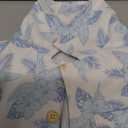 YALLET Toddler Boy Clothes Summer Outfits Short Sleeve Button Down Shirt+Shorts Baby Boy Beach Casual Clothe 1-10 Years (18-24 Months, Blue Prints)