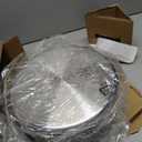 Cook N Home 7 Quart Tri-Ply Clad Stainless Steel Stockpot with Glass Lid