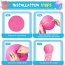 80PCS Under the Sea Party Decorations, Sea Sponge Inspired & Mermaid Birthday Decorations, Ocean Room Decor