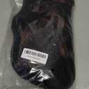 7JHH WIGS 26IN Long Hair Natural Black Highlight Red Wigs High Layered Cut Women Synthetic Heat Resistant Fiber Cutrain Bangs Wig for Women Fashion Edgy Daily Party Cosplay