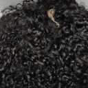 Liqusee 7x6 Burmese Curly Glueless Wigs Human Hair Pre Plucked Pre Cut 250% Density Drawstring Wig for Black Women 7x6 HD Lace Front Wigs Human Hair Glueless Wear and Go Natural Color 18 Inch