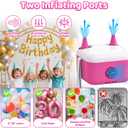 3 in 1 Balloon Pump Electric,Balloon Pump,Electric Air Pump,Quick-Fill Inflator/Deflator Pumps for Party Decoration Balloon, Pool, Floats, Air Mattress Bed, Swimming Ring