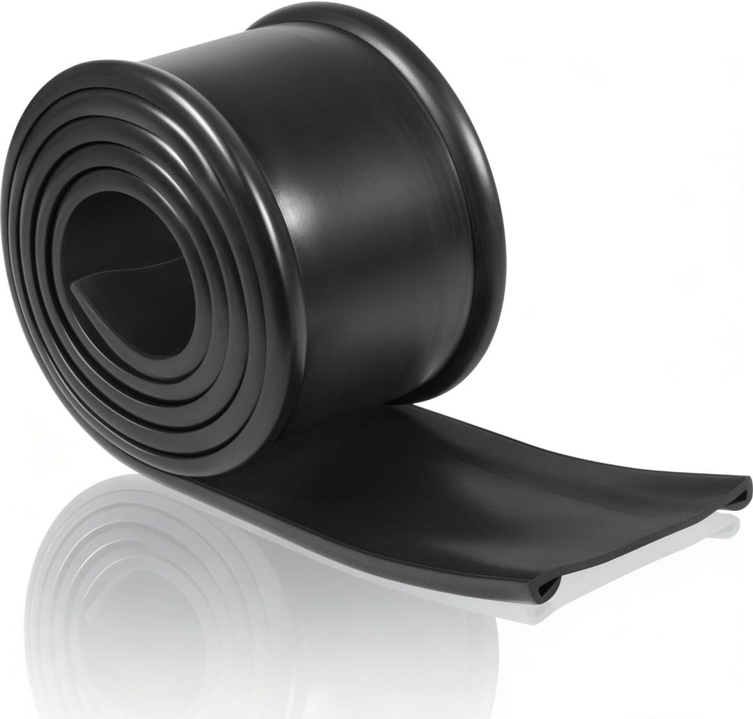 4 Inch, 6.6 Feet Fuel Tank Strap Isolator Replacement for Semi-Trailer Trucks, Heavy Duty Rubber Fuel Tank Band Pad, Fits 4" Wide Fuel Tank Straps