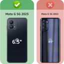 XcaseBar for Moto G 5G 2023 Wallet case with Zipper Credit Card HolderRFID Blocking, Flip Folio Book PU Leather Phone case Shockproof Cover Women Men for MotoG 5G case Light Brown