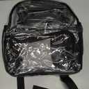 MAY TREE Clear Backpack Stadium Approved for Women and Men, Clear Bag for Stadium Events, Transparent bag for Concert Sporting Festival, Black (Medium)