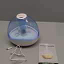 Cool Mist Humidifiers for Bedroom - 1.5L Small Quiet Ultrasonic Air Humidifier with 5 Filters Colorful Night Light for Baby Kids Plant Office Nursery Work Home Living Room Office Indoor (White)