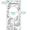 Closet Dividers for Baby Clothes by YardieBaby - Set of 8 Baby Clothing Size Age Hanger Dividers from Newborn Infant to Toddler Months Boys/Girls Nursery Closet Organizer (Neutral)