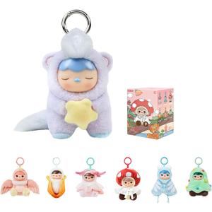 POP MART PUCKY Forest Party Vinyl Plush Pendant Blind Box Figures, Random Design Toys for Modern Home Decor, Collectible Toy Set for Desk Accessories, 1PC