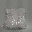 3 Inch 500 Pcs Plastic Fasteners Hang Tags Clear Snap Lock Pins Security Loop Price Tag Pins Safety Ring Ties for Retail Store Clothing Accessory (3 500pcs, Clear)