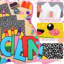 Resurhang 143 Pcs Crayon Theme Student Work Display Bulletin Board Set