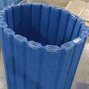 Angeles 48" x 10' Quiet Divider With Sound Dampening Panels, Freestanding Room Divider Wall, Blue