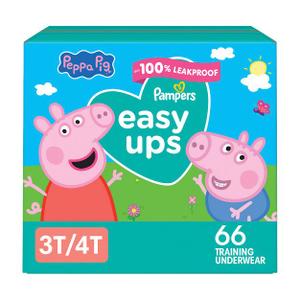 Easy Ups Girls' Disposable Training Underwear 3T-4T