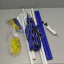 Franklin Sports Volleyball Set - Beach and Backyard Volleyball Net Set - Portable Volleyball Net and Ball Set with Poles and Ground Stakes - Recreational 20" x 18", White