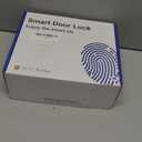 Smart Door Lock with Handle - Keyless Entry Door Lock for Front Door, Touchscreen Keypad Door Knob Lever Lock, Fingerprint Door Handle Lock, Auto Lock, App Control, Easy Installation