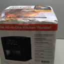 Gourmia Air Fryer - 14 Qt All-in-One Oven with Rotisserie, Digital Display with 12 Presets, Roast, Bake, Broil, Dehydrate, Dishwasher Safe Accessories, Black