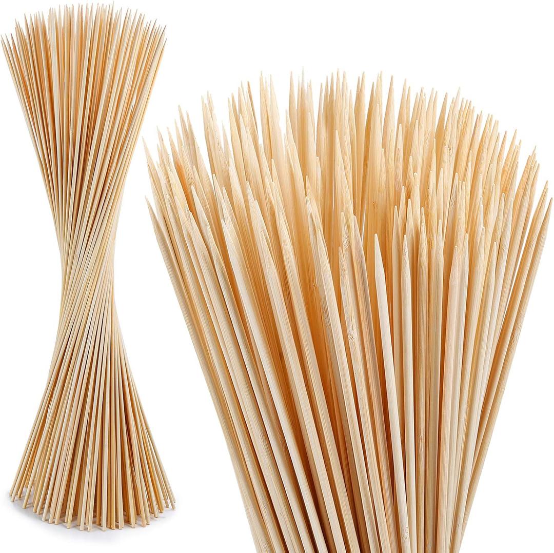 120 PCS Bamboo Marshmallow Roasting Sticks, SMores Skewers for Fire Pit, Extra Long 30 Inch Heavy Duty 5mm Thick Wooden SMores Sticks for Open Fire Pits Roaster Barbecue Hot Dog Camping Kebab Sausage