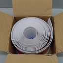 Vinyl Wall Base Baseboard Molding Trim 4" Flexible Self Adhesive Rubber Wall Base Moulding Trim Peel and Stick Design, 4 Inch x 20 Feet, White