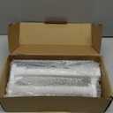 Alise 10 Inch Pull Out Clothes Hanger Rack with Automatic Soft-Close Mechanism for Closets, Heavy Duty Metal Rod Organizer for Coats, Pants, and More, White