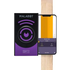 Walabot DIY 2  Visual Stud Finder & Wall Scanner for Drywall. Detects Wood & Metal Studs, Plastic & Metal Pipes, Live & Non-Live Wires