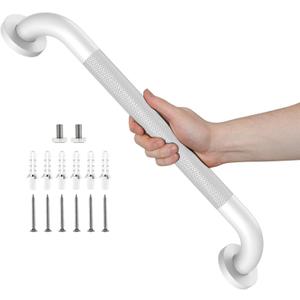 White Grab Bar 20 Inch, Grab Bar for Bathtub and Shower