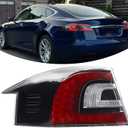LH LED Outer Tail Light Assembly Compatible With 2012-2021 Tesla Model S Rear Outer Lamp Left Driver Side Replacement