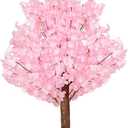 Artificial Cherry Blossom Tree - Handmade Pink Fake Cherry Blossom Tree Centerpieces for Wedding Party Christmas Garden Indoor & Outdoor (4 FT)