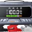 YaberAuto 12-in-1 Jump Starter with Air Compressor 8000A 160PSI 65W Charging, Portable Car Battery Jump Starter (All Gas/14L Diesel) Jump Box Car Battery Jumper Starter Portable Jumper Cables, 160W DC