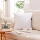 28x28 Inch Gold Goose Down and Feather Throw Pillow Inserts-1 Pack,White,Super Soft Cover,Double Layer Dwon Proof Design,High Filling Weight.
