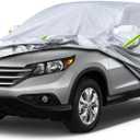 SUV Car Cover Custom Fit Honda CRV CR-V from 1995 to 2025, Waterproof Car Cover All Weather for Automobiles Outdoor Indoor with Zipper Door, Sun Rain Dust Snow Protection
