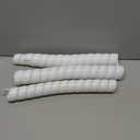 3 Pcs Tree Trunk Protector2 Size Plastic Spiral Tree Guard Tree Trunk Protector Wrap Tree Bark Protector Tube Tree Wraps to Protect Bark Tree Saplings from Deer Cats Rodents Rabbit Mowers (White)