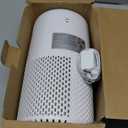 Air Purifier for Home Bedroom, AromaRoom H13 HEPA Air Filter For Smoke Pollen Dander Hair Smell Air Cleaner, 3-in-1 Filter with Sleep Mode, Quiet Air Cleaner For Pets, Home, Baby Room (White)