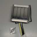 4" Upgrade Metal Dryer Vent Cover for House, Premium Stainless Steel Dryer Vent with 4 Screws Rubber Gasket, Exterior Wall Vent Cover with Louvre for Dryer Vents Range Hood Vent AC Vent by Hydencamm