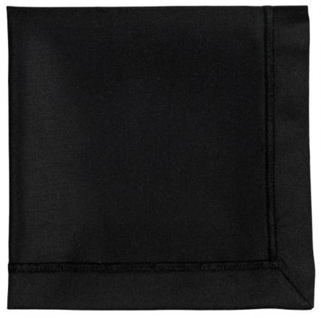 3 Black Cotton Sheets, Size: 18" x 15"